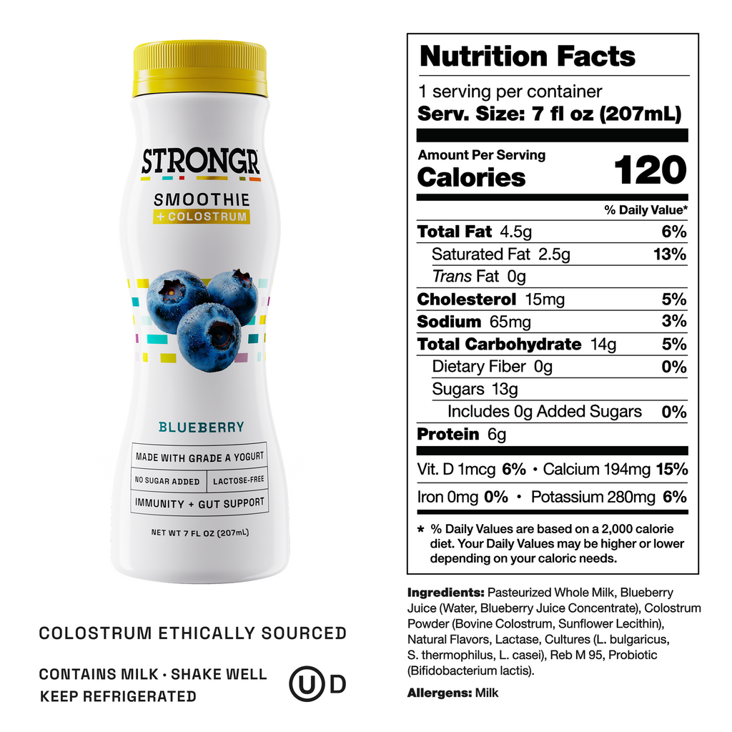 Blueberry Colostrum Smoothie