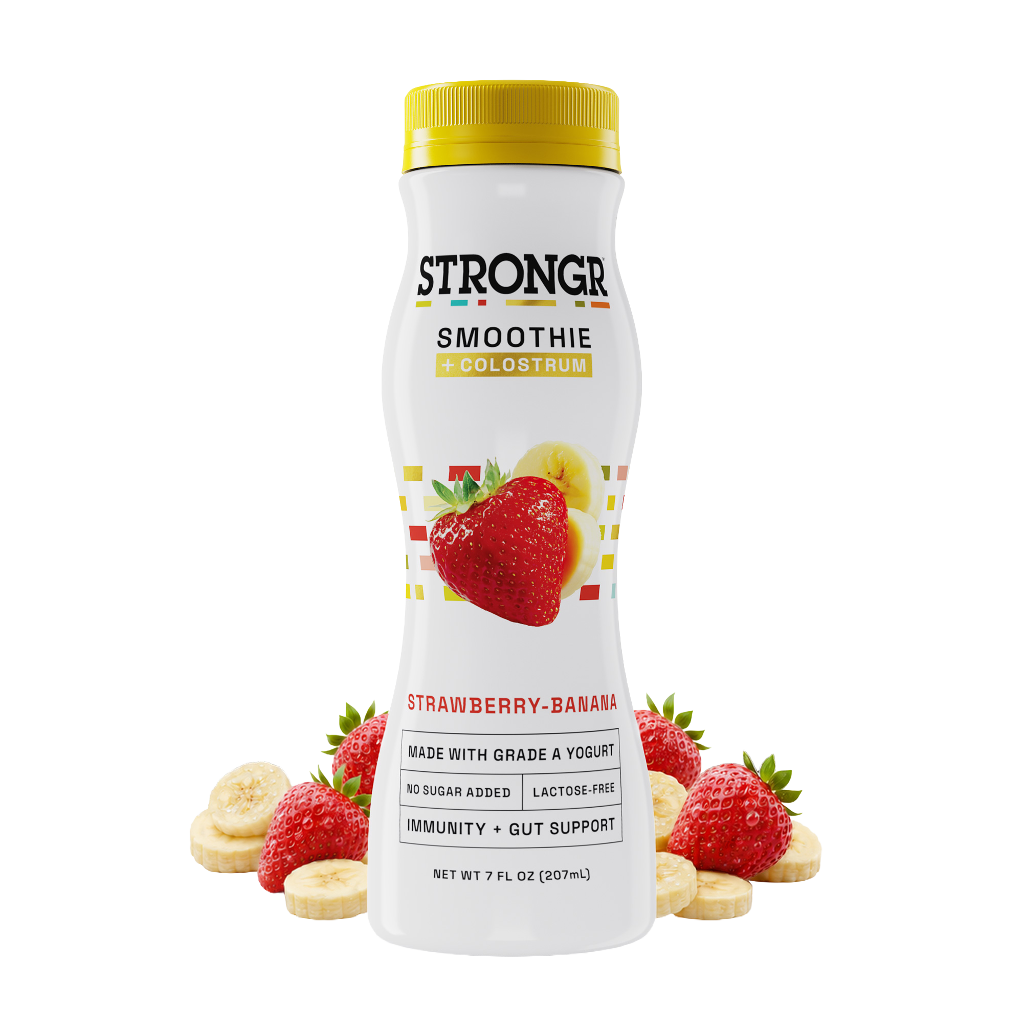 Strawberry-Banana Colostrum Smoothie